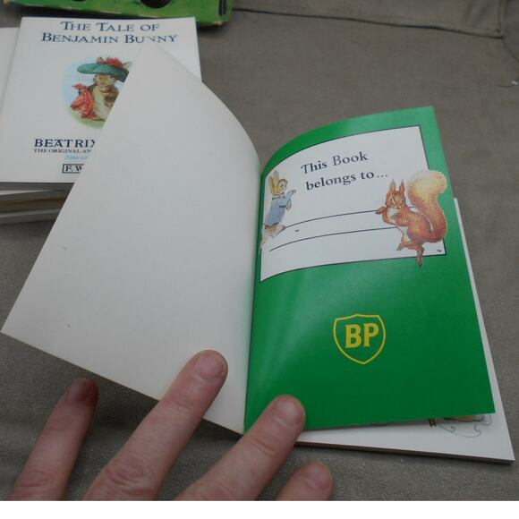 Vintage Beatrix Potter 6 Mini Book Collection BP Gas Promo 1990 Peter Rabbit - Picture 6 of 16